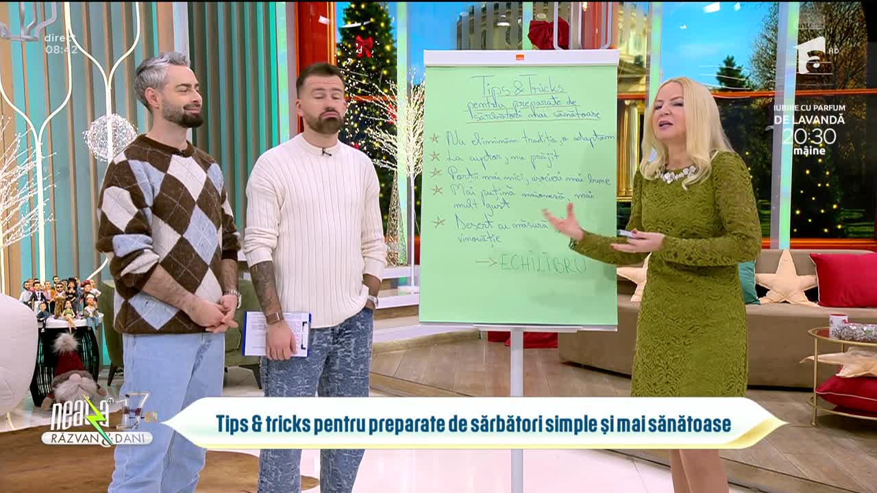 Super Neatza, 18 decembrie 2025. Tips & tricks pentru mese de sărbători echilibrate