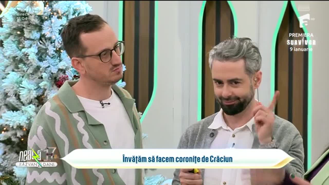 Super Neatza, 19 decembrie 2025. Coronițe de Crăciun făcute acasă. Sfaturi de la un designer floris