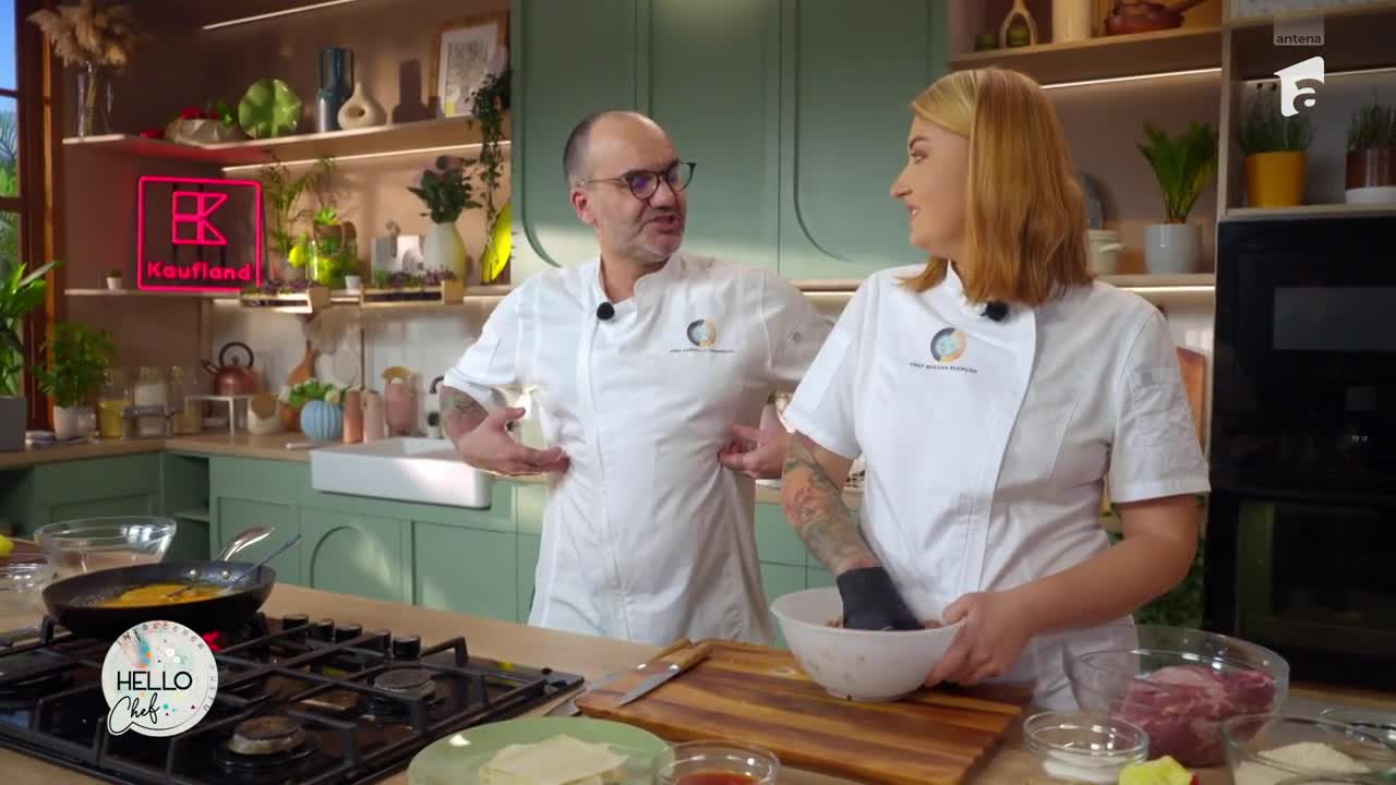 Hello Chef sezonul 10, 20 decembrie 2025. Chef Samuel și Roxana Blenche, o nouă provocare &icirc;n bucătărie! Ce rețete au de gătit pentru Sorin Brotnei