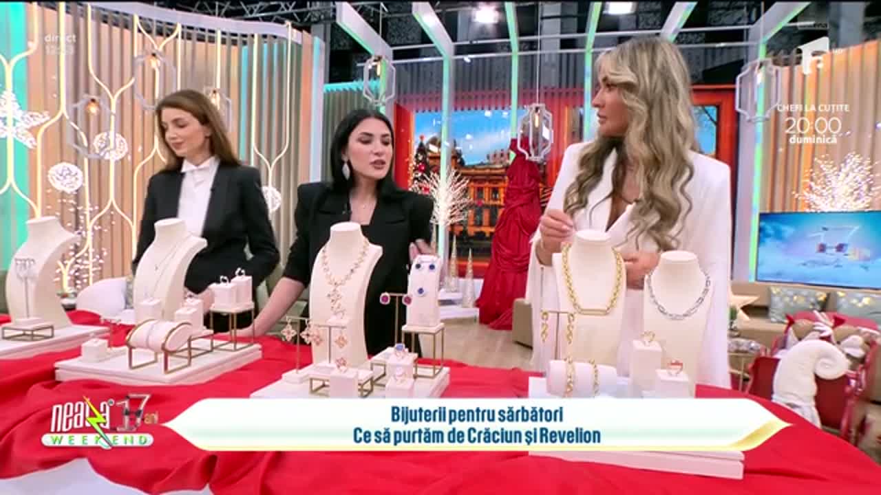 Neatza de Weekend, 21 decembrie 2025. Fashion Tips by Ellida Toma: Bijuterii pentru sărbători