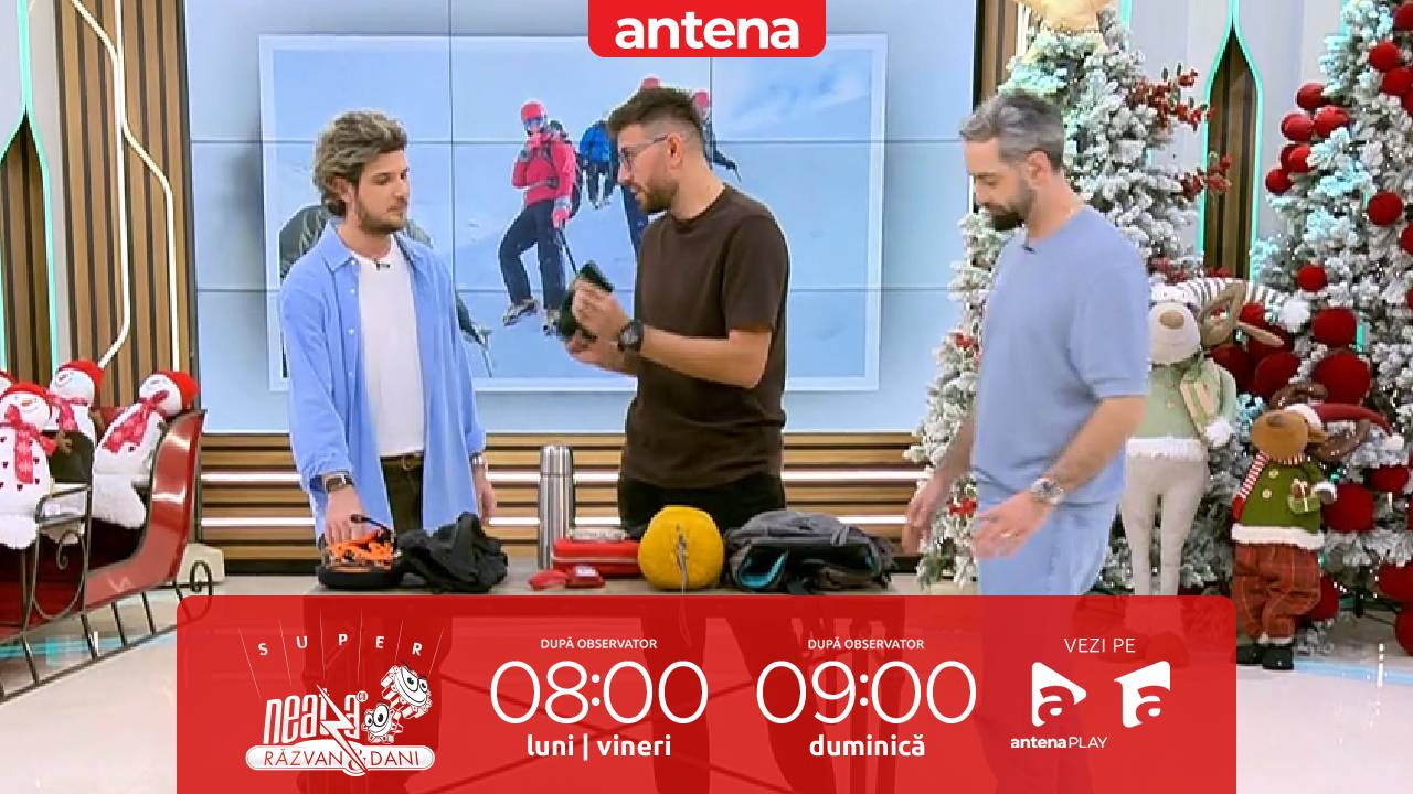 Super Neatza, 22 decembrie 2025. Cum să te pregătești pentru un Crăciun sigur la munte. Ce trebuie să ai la tine