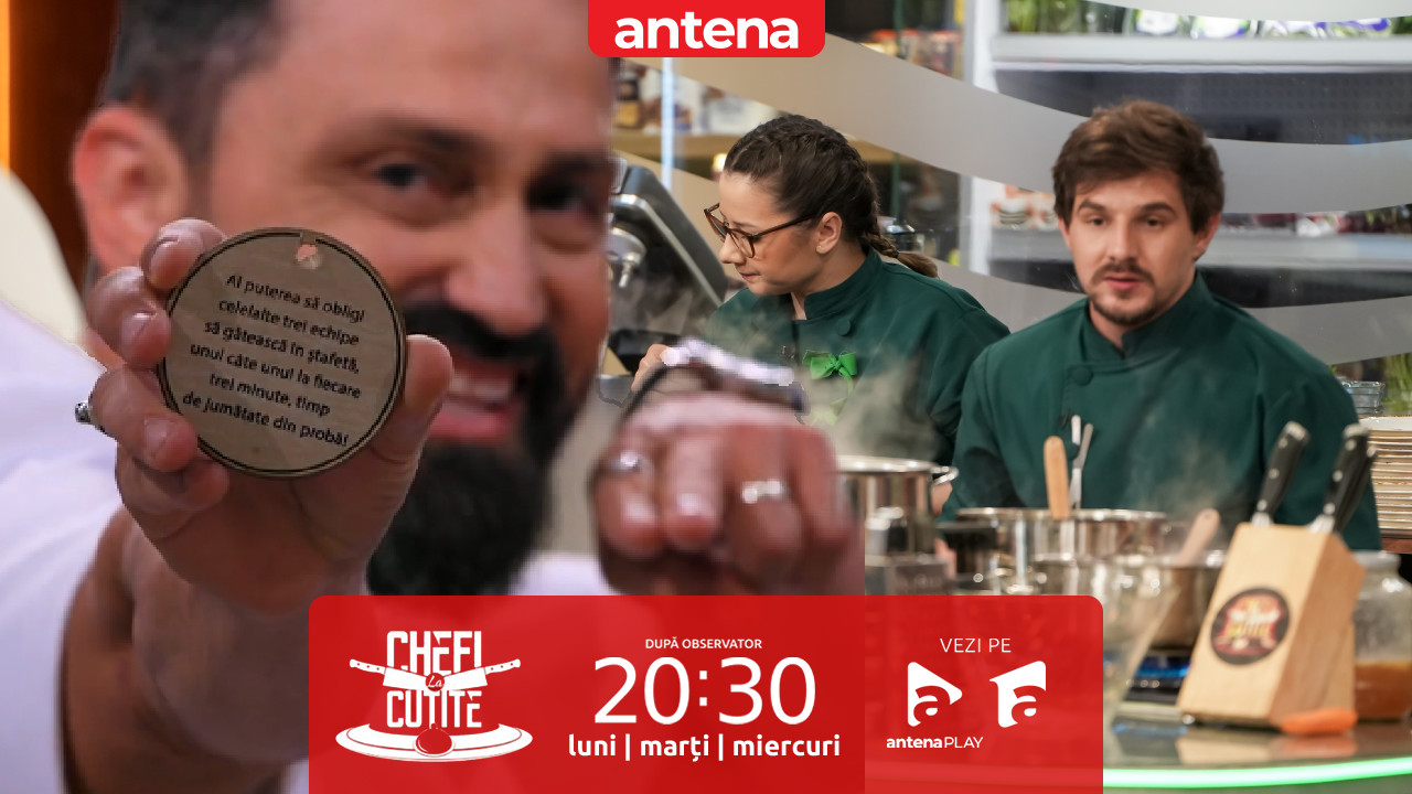 Chefi la cuțite | Sezonul 16, 22 decembrie 2025. Chef Orlando a sunat alarma! Ce amuletă a folosit: Echipele vor găti &icirc;n ștafetă