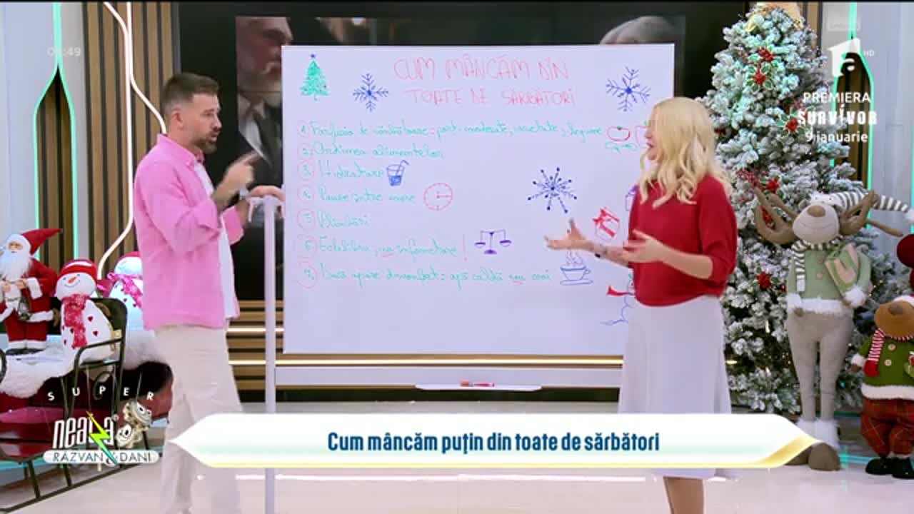Super Neatza, 23 decembrie 2025. Trucuri pentru o digestie ușoară de sărbători