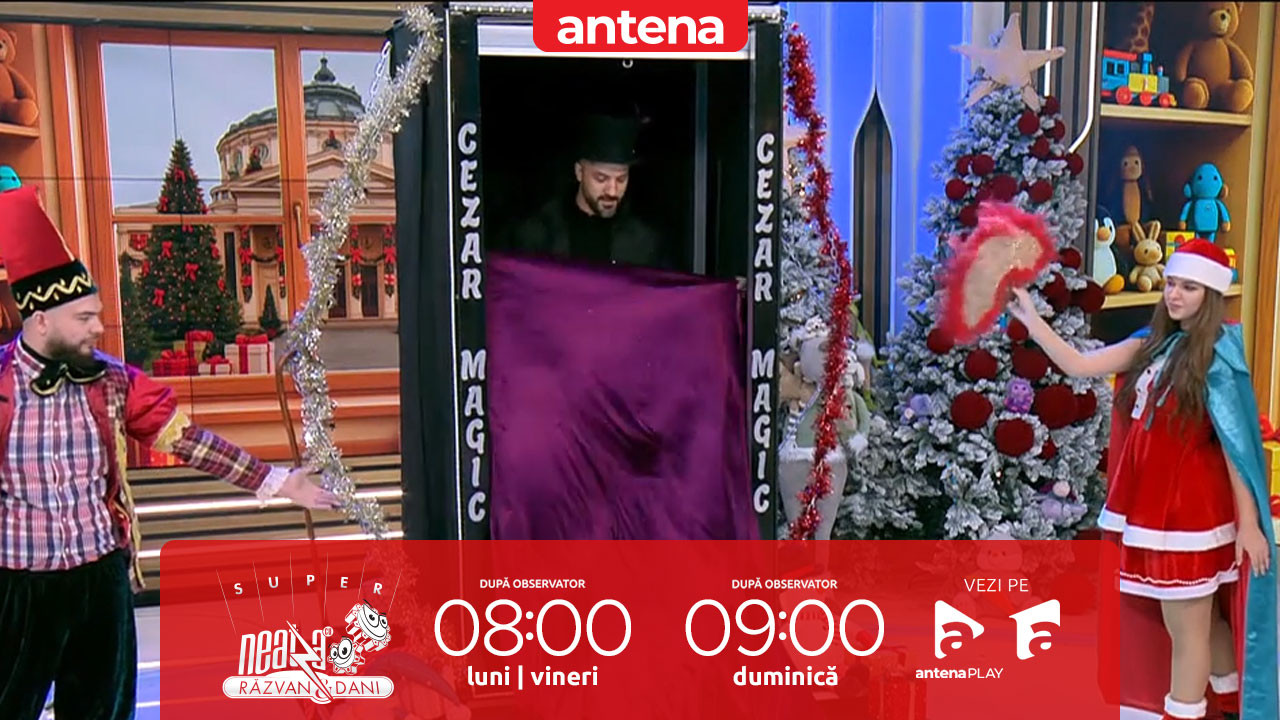 Super Neatza, 25 decembrie 2025. Cezar Magic, număr spectaculos de iluzionism