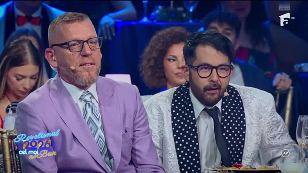 Revelionul cel mai neBUN 2026! Romică Țociu și Cornel Palade, super moment de comedie