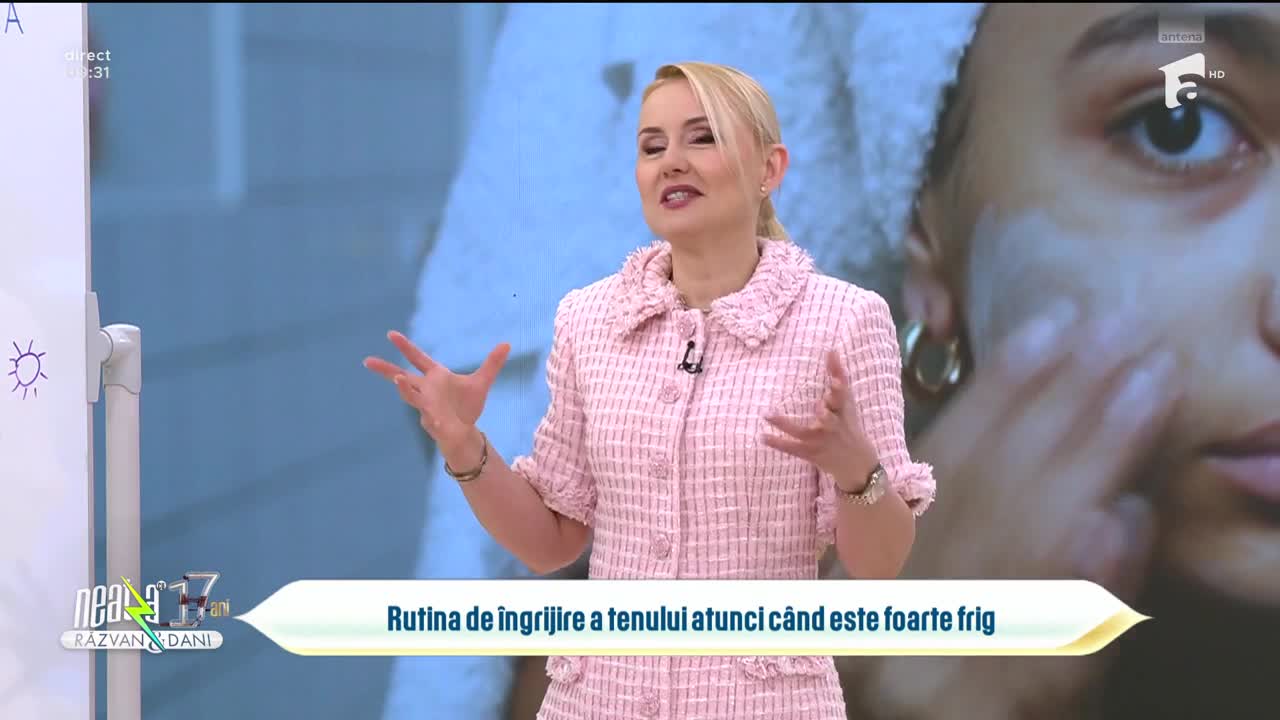 Super Neatza, 5 ianuarie 2026. Rutina de &icirc;ngrijire a tenului atunci c&acirc;nd este foarte frig