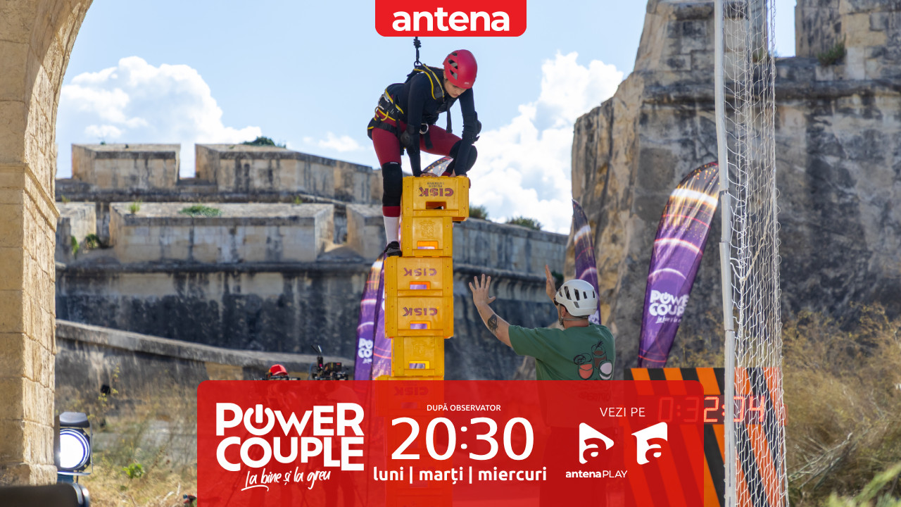 Power Couple Rom&acirc;nia, 6 ianuarie 2026. Cine a c&acirc;știgat duelul dintre Dilinca și Cătălina Marin de la turnul lăzilor de bere