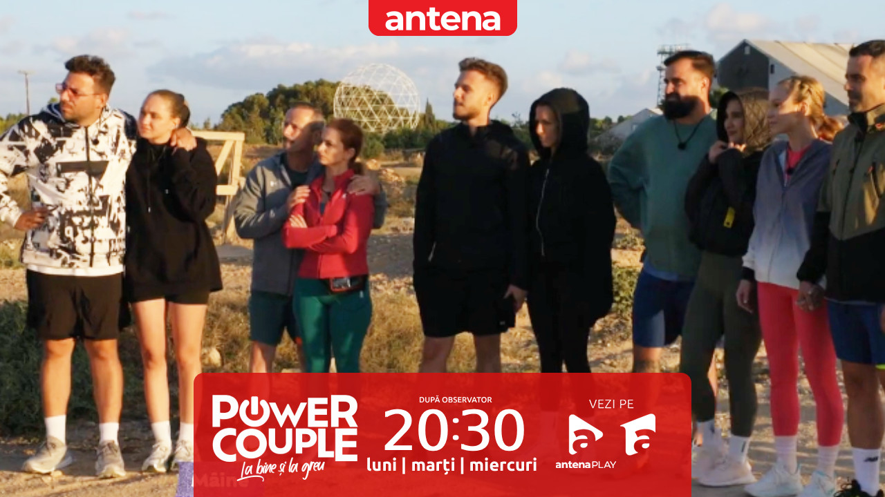 Ziua decisivă a săptăm&acirc;nii! Nu rata următoarea ediție Power Couple Rom&acirc;nia, de la 20:30, pe Antena 1 și &icirc;n AntenaPLAY