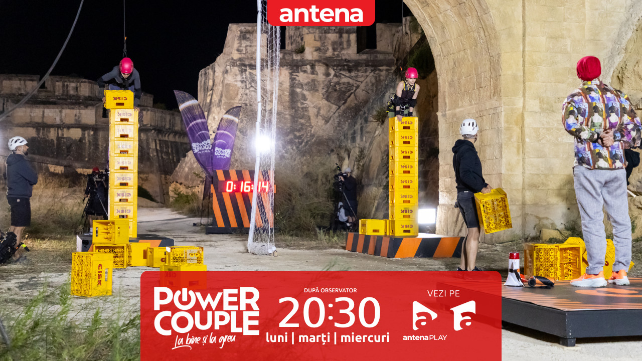 Power Couple Rom&acirc;nia, 6 ianuarie 2026. Maria Pitică și Sandra Izbașa s-au &icirc;ntrecut &icirc;n cea de-a doua semifinală la turnul lăzilor de bere