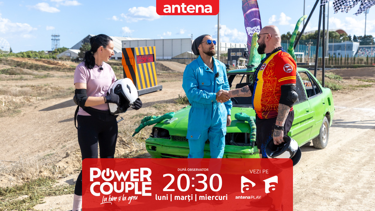 Power Couple Rom&acirc;nia, 7 ianuarie 2026. Cum s-au descurcat cuplurile Luiza & Cătălin Zmărăndescu și NiCK NND & Cătălina Marin, &icirc;n cursa de tuning la mașină