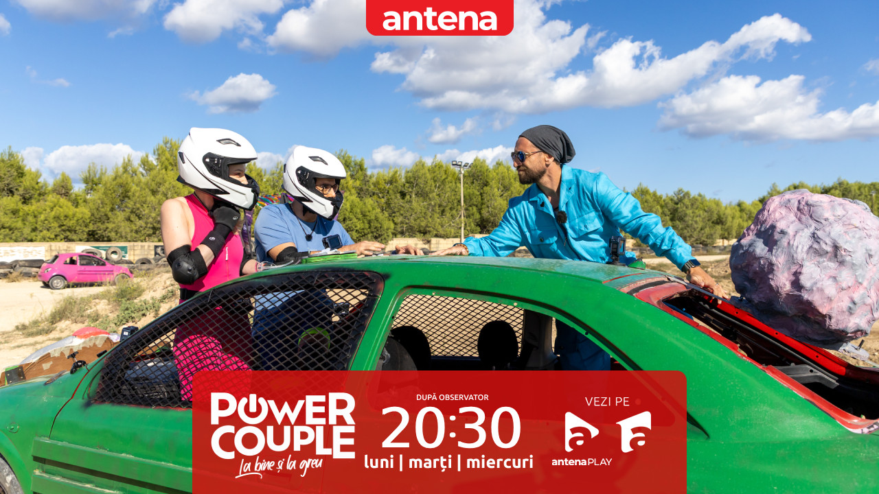 Power Couple Rom&acirc;nia, 7 ianuarie 2026. Trei cupluri s-au &icirc;ntrecut &icirc;n cursa de tuning la mașină! Cu ce problemă s-au confruntat Sandra Izbașa și Răzvan Bănică