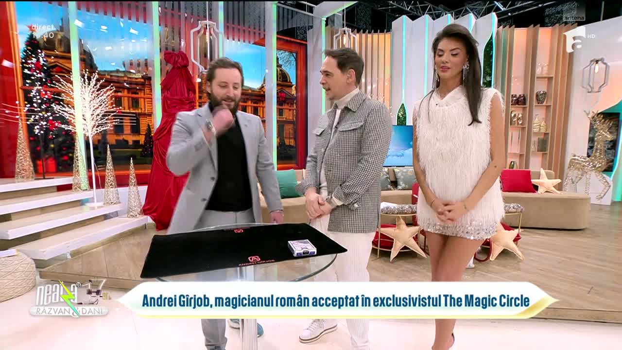 Super Neatza, 8 ianuarie 2026. Magicianul Andrei G&icirc;rjob, super trucuri cu cărțile de joc
