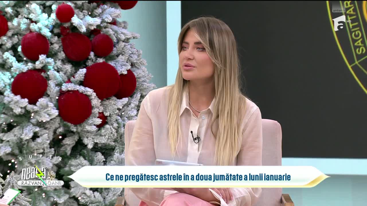 Super Neatza, 12 ianuarie 2026. Horoscop Săptăm&acirc;nal cu Adina Morau: Ce ne pregătesc astrele &icirc;n a doua jumătate a lunii