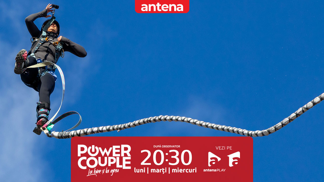 Power Couple Rom&acirc;nia, 12 ianuarie 2026. Proba Iubita mea e praștie. Cătălina Marin: Nu știam dacă sunt cu capul &icirc;n sus sau &icirc;n jos!