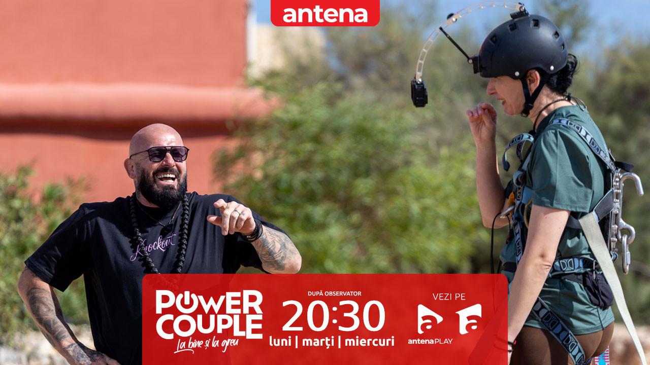Power Couple Rom&acirc;nia, 12 ianuarie 2026. Luiza Zmărăndescu și-a &icirc;nvins marea ei frică la proba Iubita mea e praștie: Sunt m&acirc;ndră de mine!