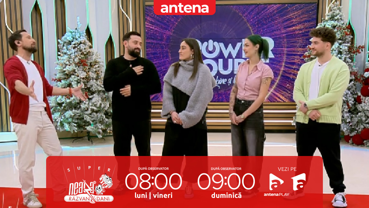 Super Neatza, 13 ianuarie 2026. Cuplurile Mădălin & Dilina și Oase & Maria, detalii din culisele show-ului Power Couple Rom&acirc;nia