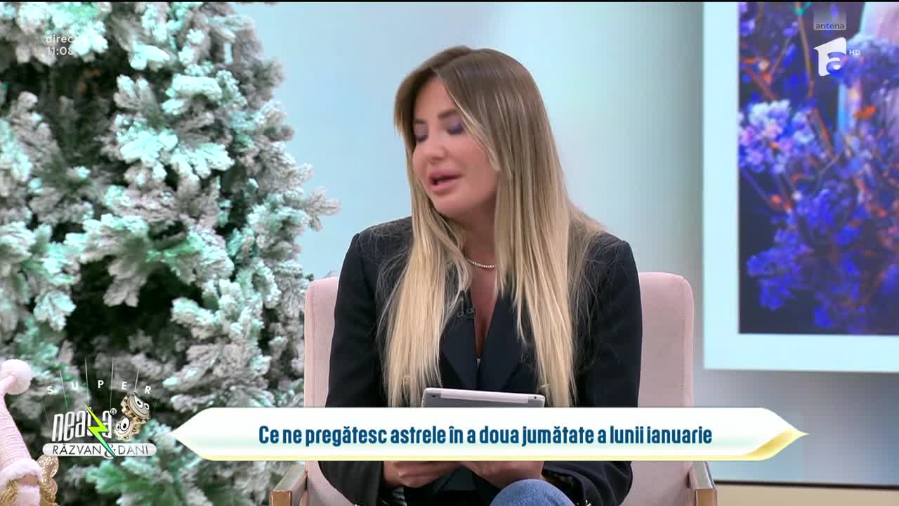 Super Neatza, 19 ianuarie 2026. Horoscop Săptăm&acirc;nal cu Adina Moraru: La ce să ne așteptăm &icirc;n a doua jumătate a lunii ianuarie din punct de vedere astrologic