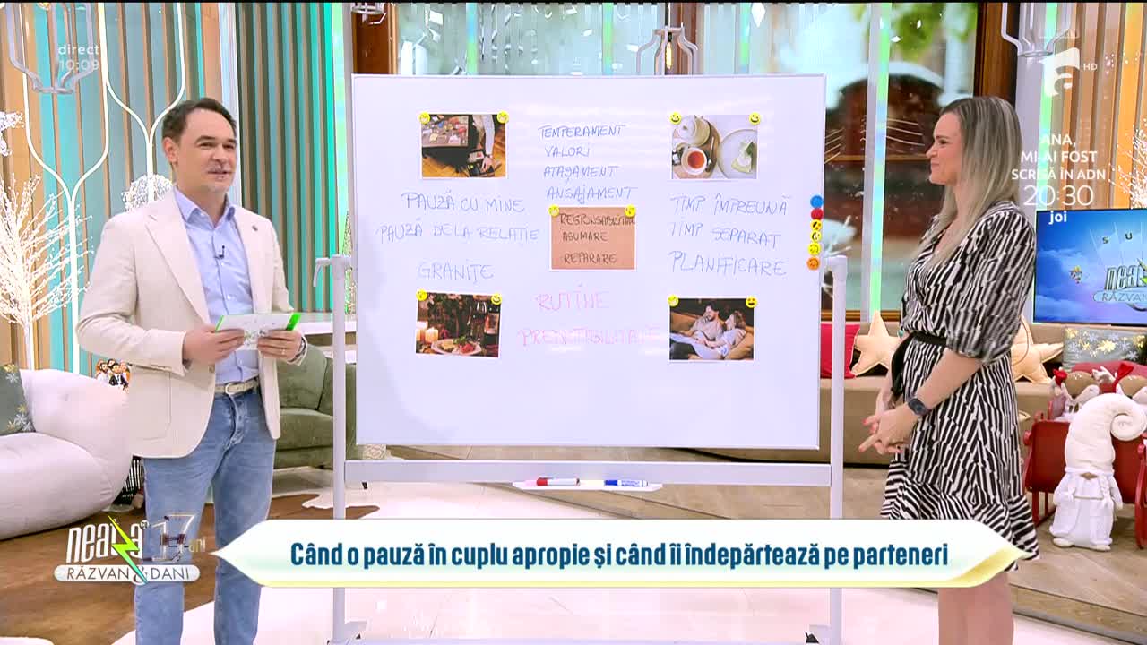 Super Neatza, 19 ianuarie 2026. C&acirc;nd o pauză &icirc;n cuplu apropie şi c&acirc;nd &icirc;i &icirc;ndepărtează pe parteneri
