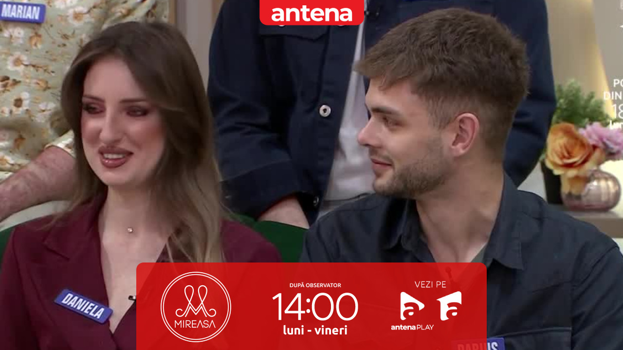 Mireasa sezonul 12, 20 ianuarie 2026. Daniela, după ce Darius a spus că este &icirc;ndrăgostit de ea: Nu mă așteptam!