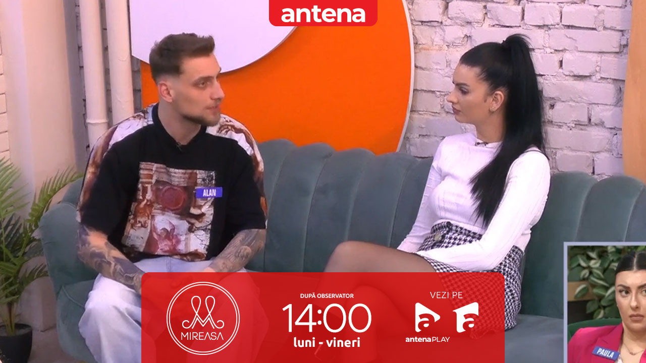 Mireasa sezonul 13, 27 ianuarie 2026. Alan recunoaște că &icirc;și pierde interesul rapid &icirc;ntr-o relație. Roxi cere explicații