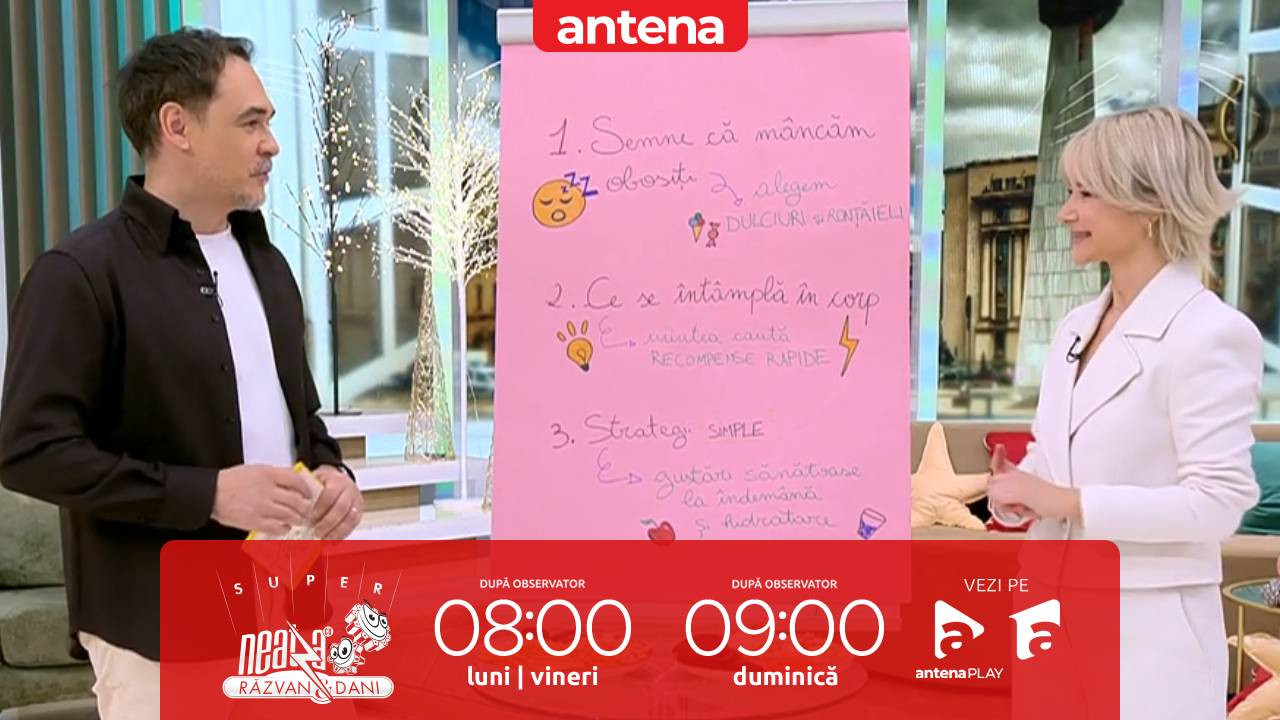 Super Neatza, 30 ianuarie 2026. Cum ne afectează oboseala alegerile alimentare