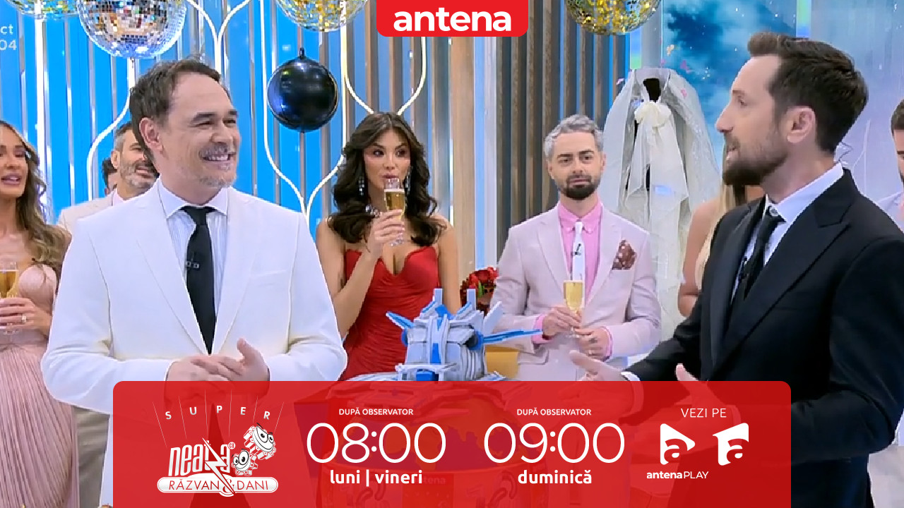 Super Neatza, 1 februarie 2026. De 18 ani, Super Neatza este creator de spectacol la Antena 1