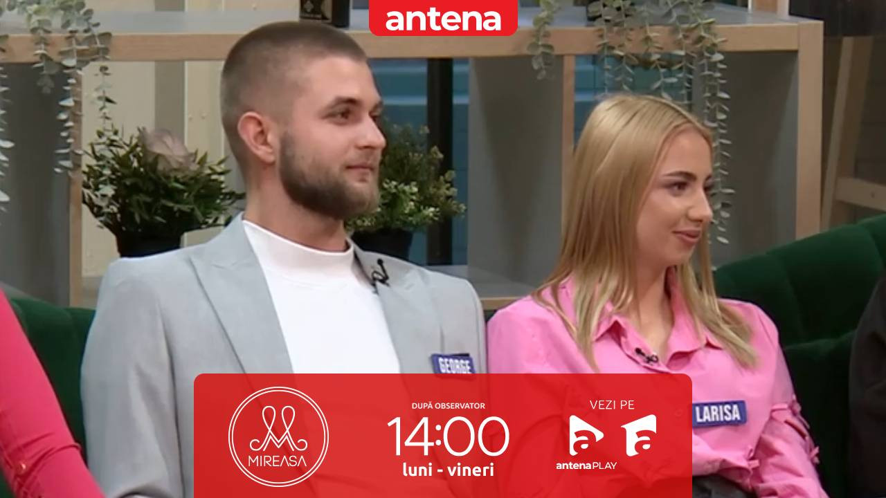 Mireasa sezonul 13, 2 februarie 2026. George și Larisa s-au declarat &icirc;ntr-o cunoaștere