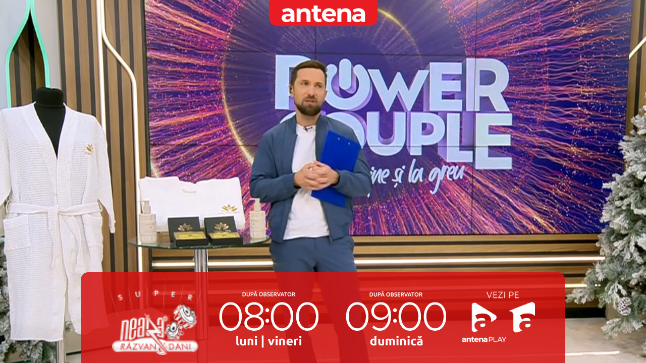 Super Neatza, 2 februarie 2026. Concursul "Power Couple. La bine și la premii!" Ce a c&acirc;știgat Amalia Criste