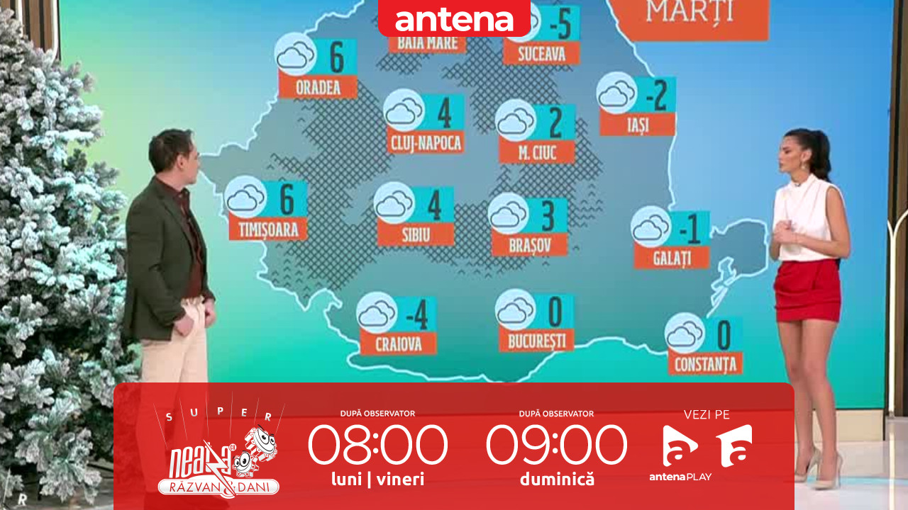 Super Neatza, 3 februarie 2026. Prognoza meteo cu Ramona Olaru: Vremea se menține rece &icirc;n sud şi est
