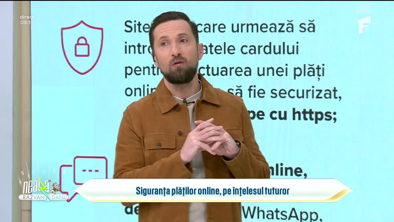 Super Neatza, 3 februarie 2026. Plăți online sigure. Ce date nu trebuie să oferim niciodată!