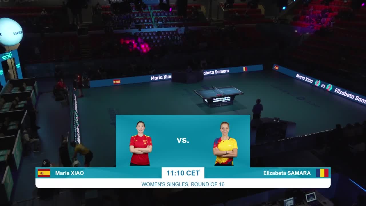 Tenis de masă | Europe Top 16 Cup | Montreux 2026: Maria Xiao vs Elizabeta Samara