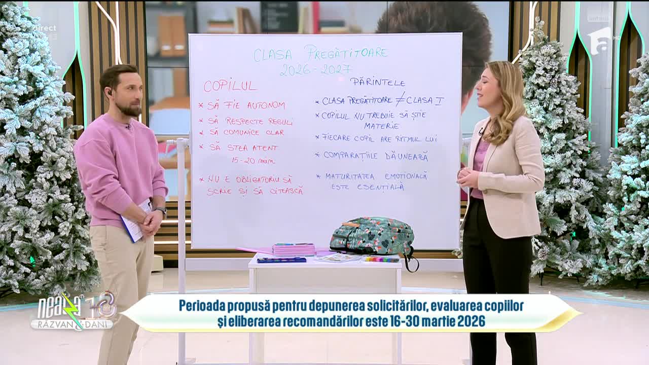 Super Neatza, 10 februarie 2026. Cum știm c&acirc;nd este copilul pregătit să meargă la școală