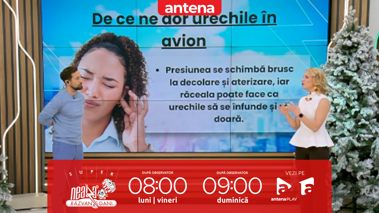 Super Neatza, 13 februarie 2026. De ce ne dor urechile &icirc;n avion