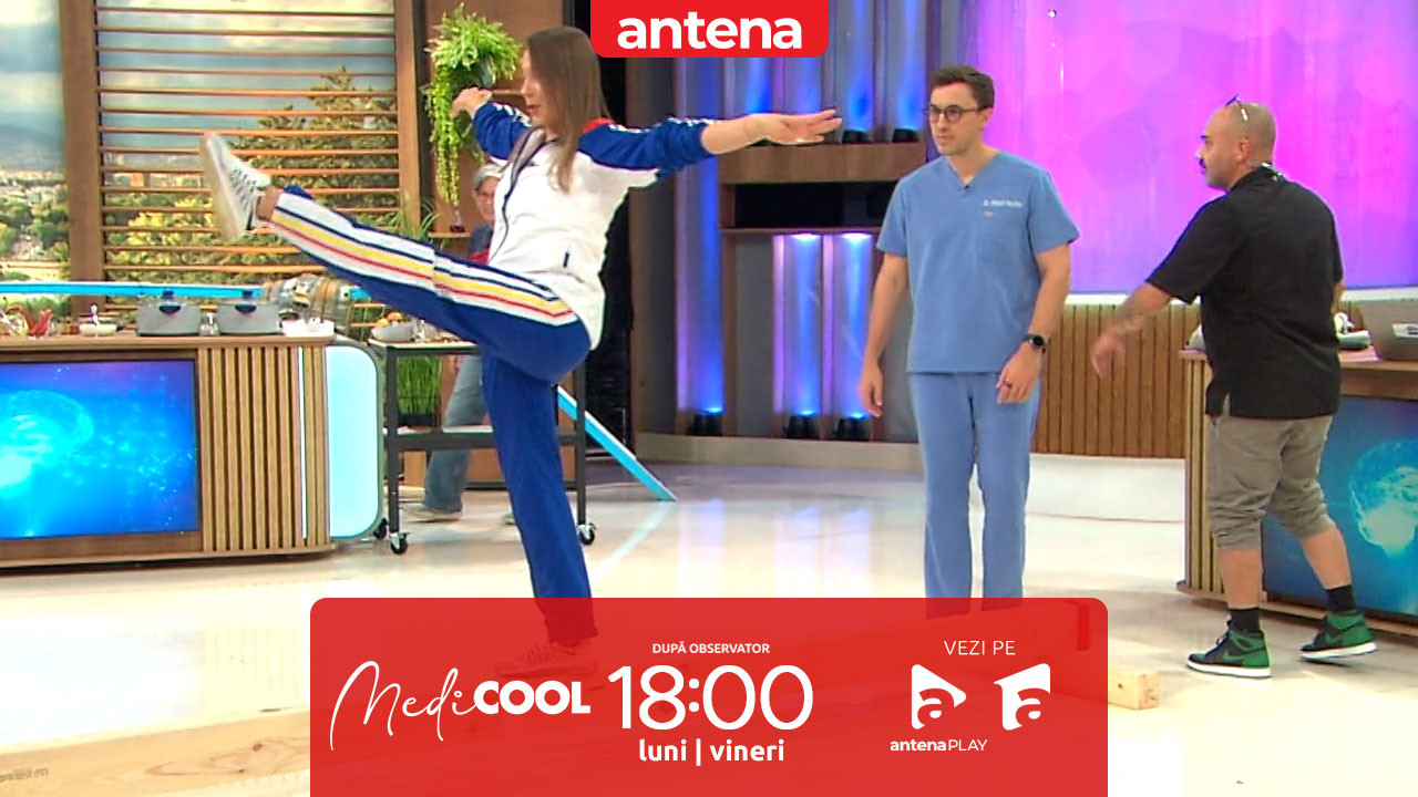 Medicool sezonul 9, 16 februarie 2026. Cum previn exercițiile pentru echilibru accidentele și &icirc;ntinderile musculare