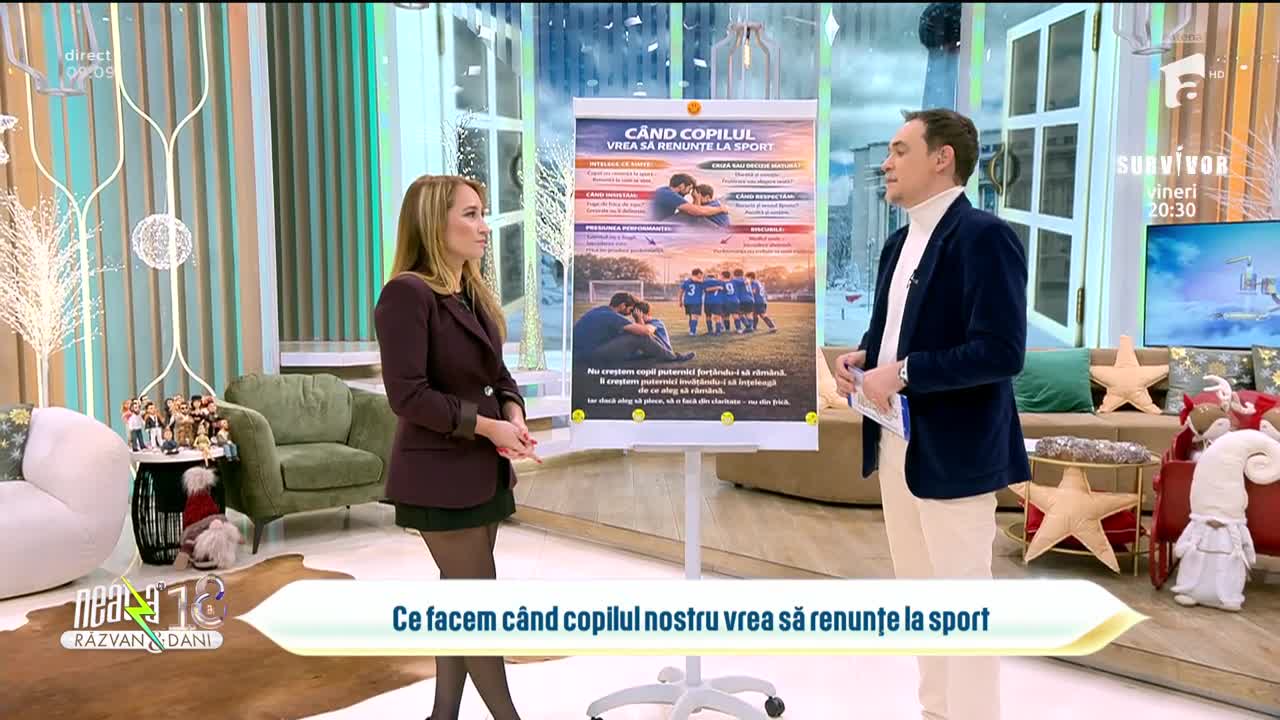 Super Neatza, 19 februarie 2026. Ce facem c&acirc;nd copilul nostru vrea să renunțe la sport
