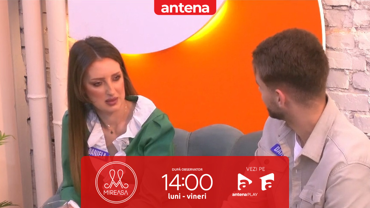Mireasa sezonul 13, 20 februarie 2026. Daniela și Darius, ziua și discuția, dar fără rezultate clare