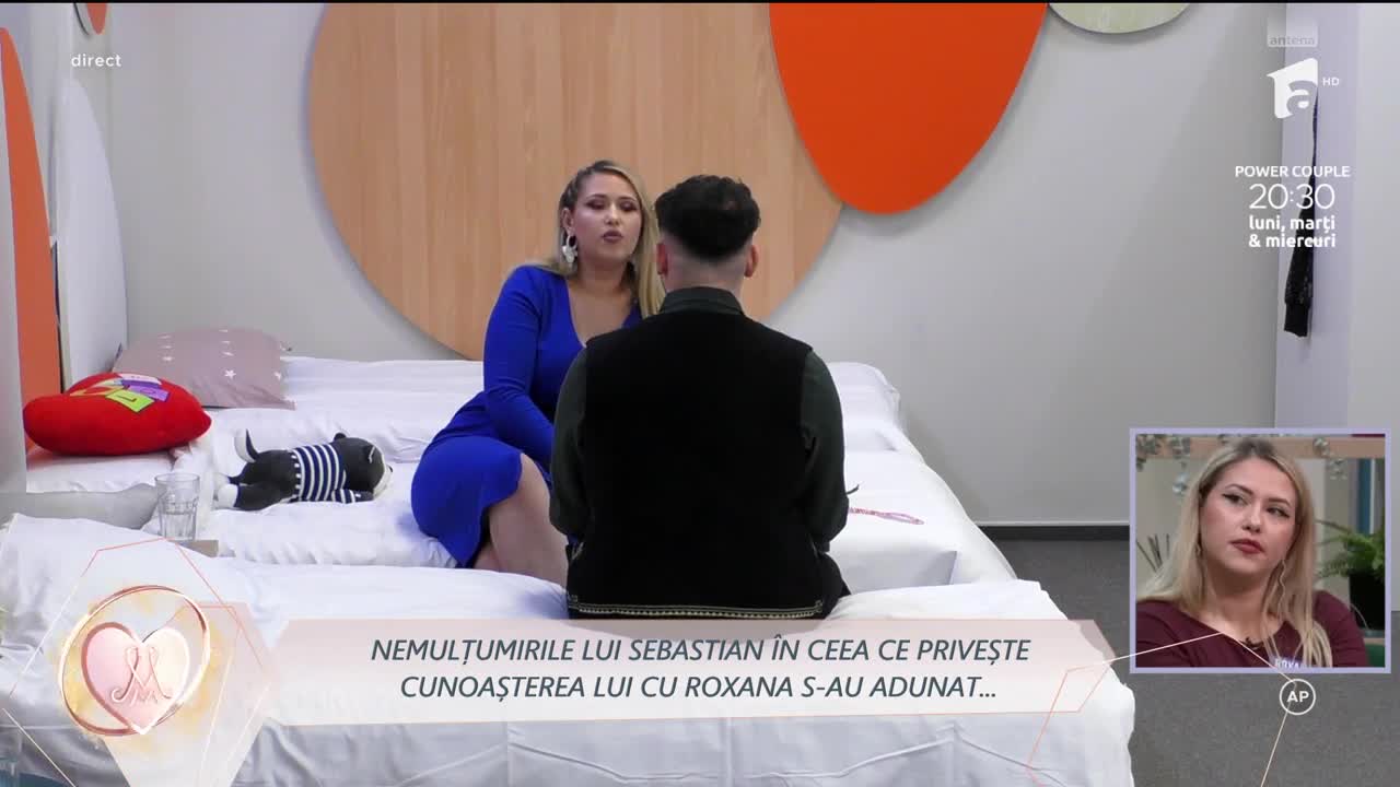 Mireasa sezonul 13, 23 februarie 2026. Ruptură &icirc;ntre Sebastian și Roxana! Cei doi au pus punct cunoașterii