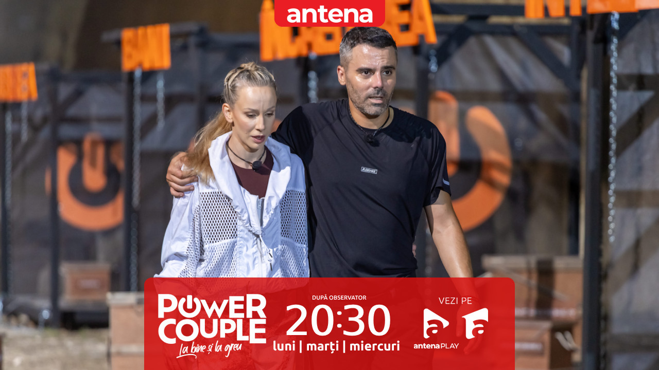 Power Couple Rom&acirc;nia, 24 februarie 2026. Un cuplu cu greutate, provocarea care decide finaliștii!