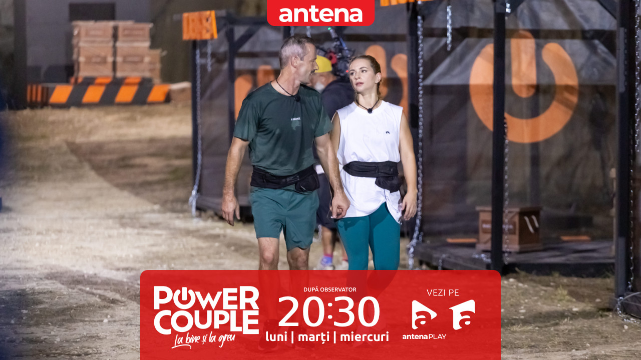 Power Couple Rom&acirc;nia, 24 februarie 2026. Presiune uriașă &icirc;n competiție! Marius Urzică și Simona Urzică, față &icirc;n față cu proba grea