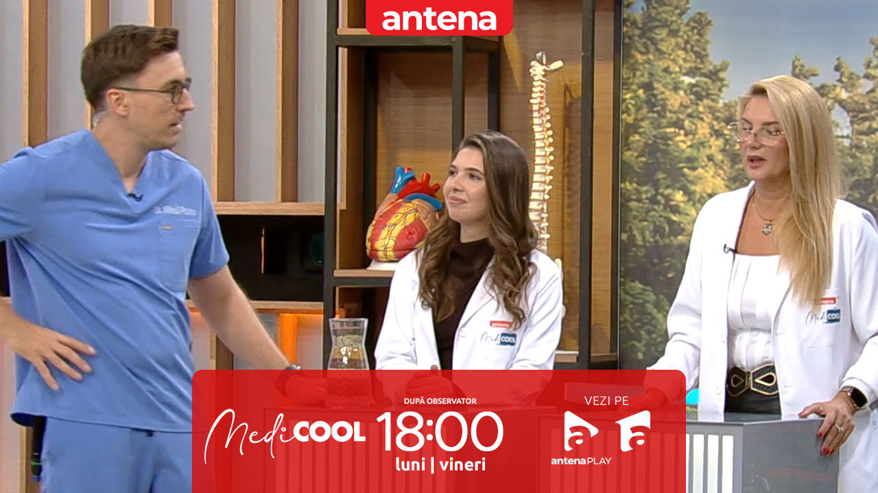Medicool sezonul 9, 24 februarie 2026. Refluxul gastric. Ce &icirc;l declanșează și cum poate fi ținut sub control?