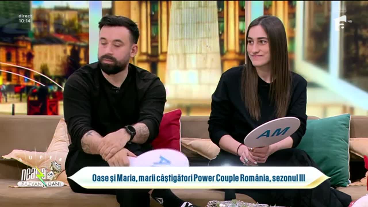 Super Neatza, 27 februarie 2026. Oase și Maria, marii c&acirc;știgători ai sezonului 3 Power Couple Rom&acirc;nia!
