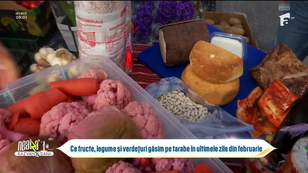 Super Neatza, 27 februarie 2026. Ce fructe, legume si verdeturi gasim pe tarabe in ultimele zile de februarie