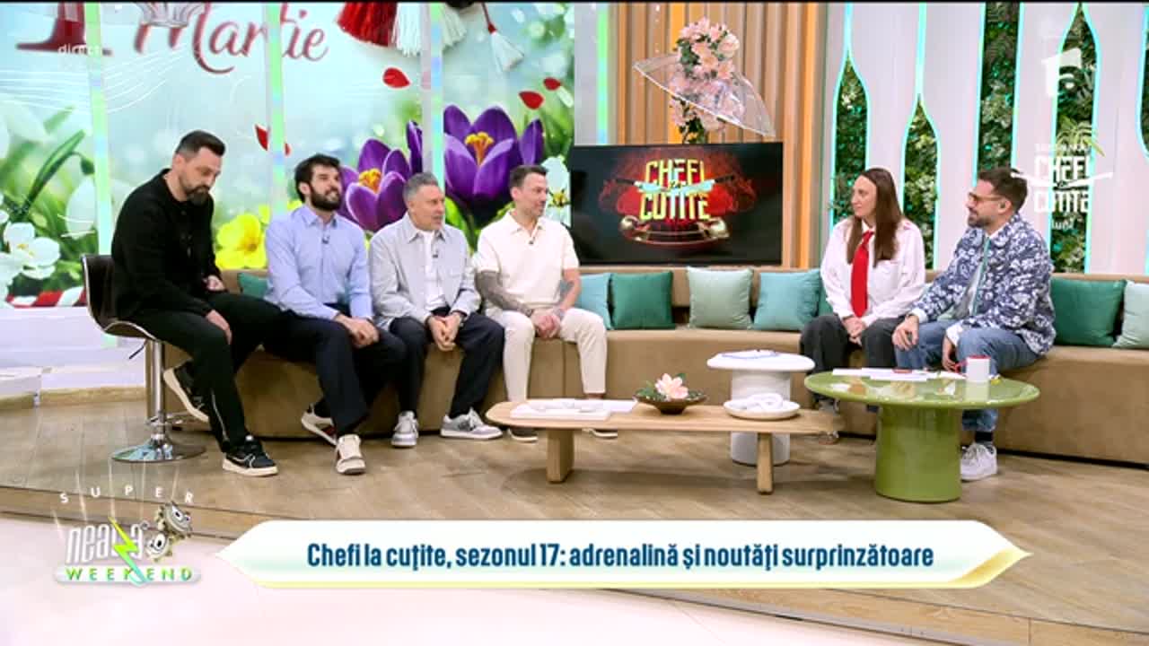 Neatza de Weekend, 1 martie 2026. Adrenalină și noutăți surprinzătoare &icirc;n sezonul 17 Chefi la cuțite