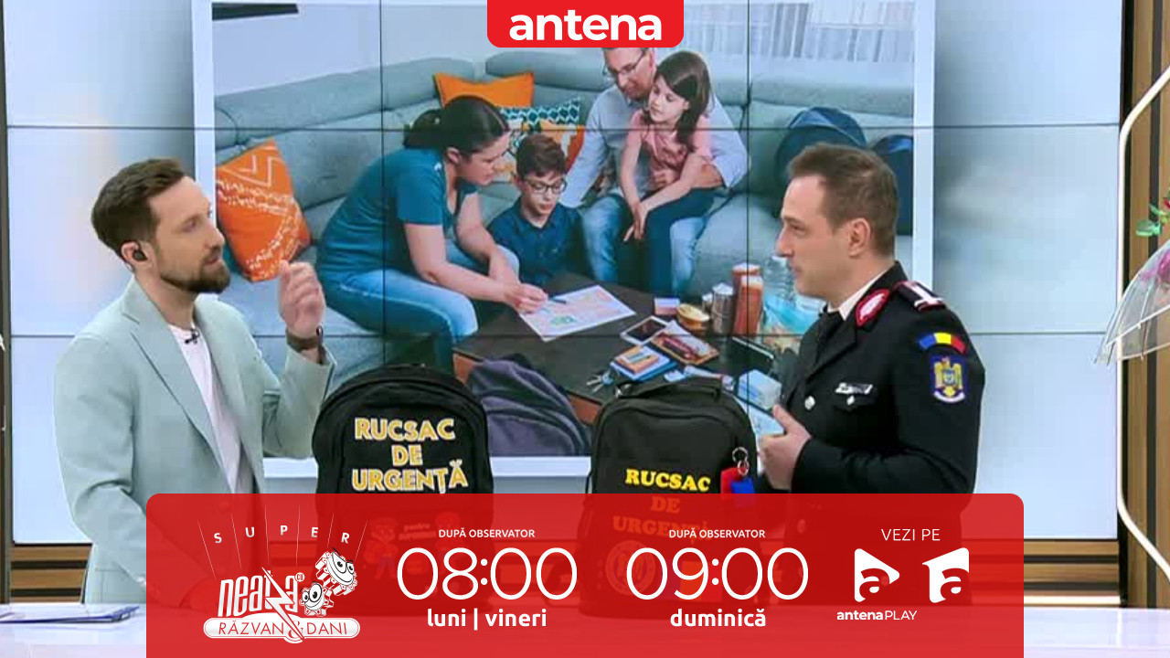 Super Neatza, 2 martie 2026. Sfaturile DSU pentru organizarea rucsacului de urgență