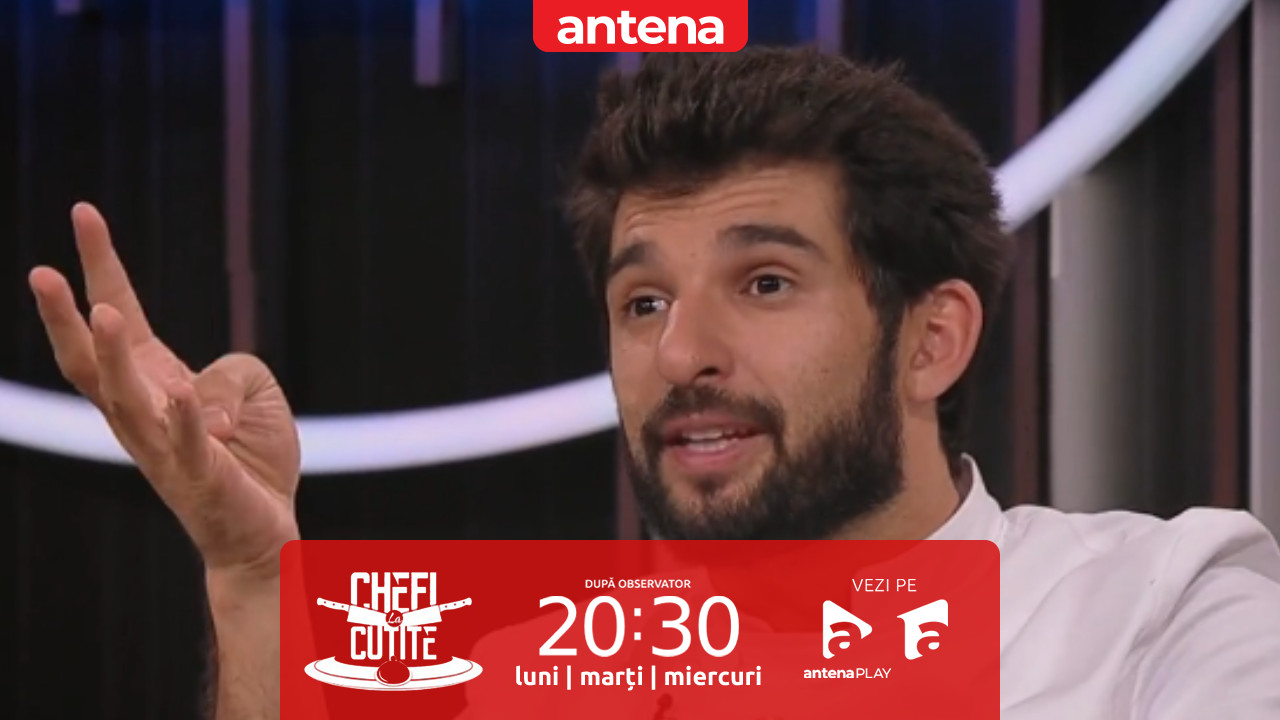Chef Richard &icirc;și alege Cuțitul de aur! Nu rata următoarea ediție Chefi la cuțite, de la 20:30, pe Antena 1 și &icirc;n AntenaPLAY