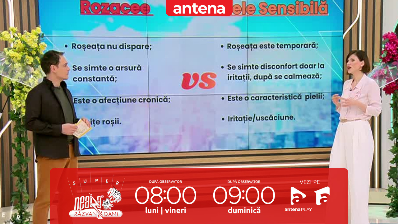 Super Neatza, 4 martie 2026. Ce &icirc;nseamnă și cum se tratează roșeața feței