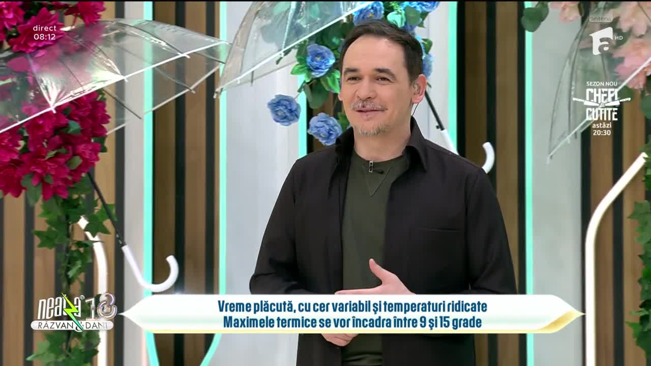 Super Neatza, 4 martie 2026. Prognoza meteo cu Ramona Olaru: Maximele termice se vor &icirc;ncadra &icirc;ntre 9 și 15 grade