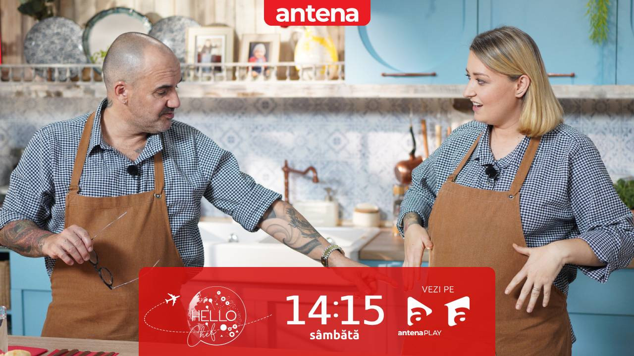 Hello Chef sezonul 11, 7 martie 2026. Chef Samuel și Roxana Blenche, o nouă provocare &icirc;n bucătărie! Ce rețete au de gătit pentru Andreea Tonciu