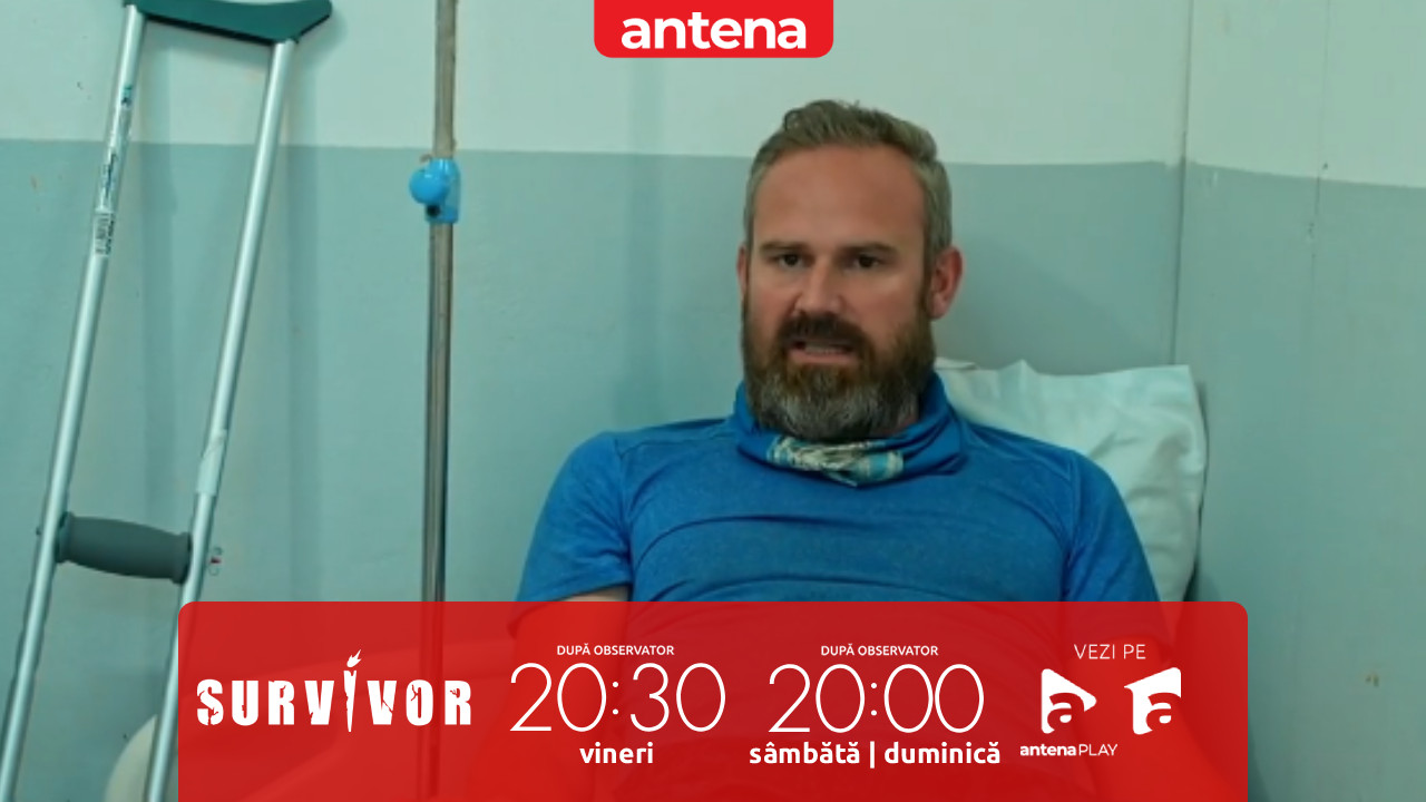Survivor Rom&acirc;nia 2026. Declarațiile lui Nicu Grigore de pe patul de spital: Dacă nu urlam, probabil leșinam!