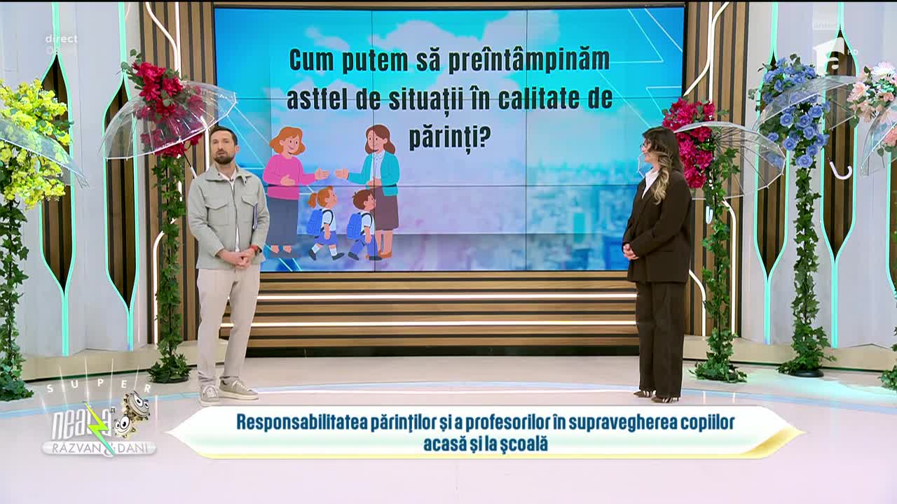 Super Neatza, 12 martie 2026. Responsabilitatea părinților și profesorilor &icirc;n supravegherea copiilor